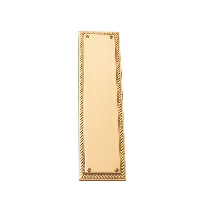 Brass Accents A06-P0240-605 Door Push Plate