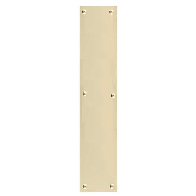 Brass Accents A07-P6320-605 Door Push Plate