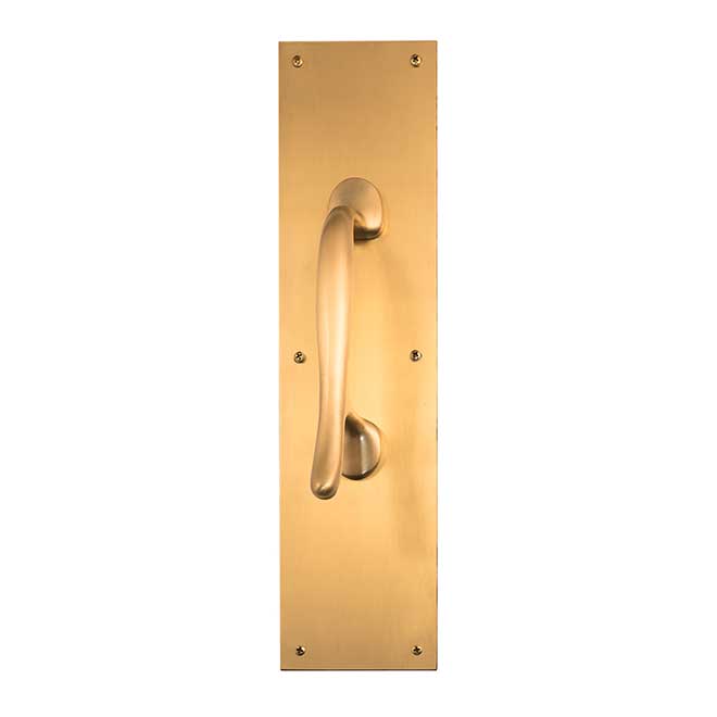 Brass Accents A02-P7401-606 Door Pull Plate