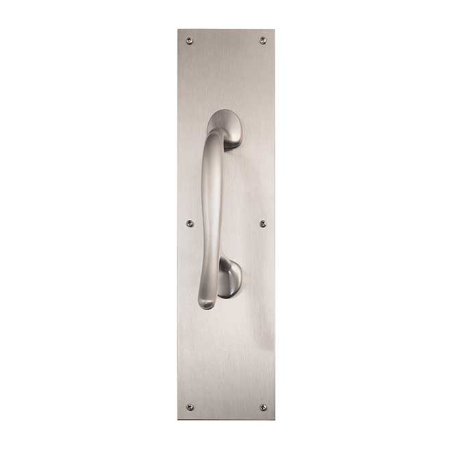 Brass Accents [A02-P7401-609] Solid Brass Door Pull Plate - Antique Brass  Finish - 4 W x 16 L