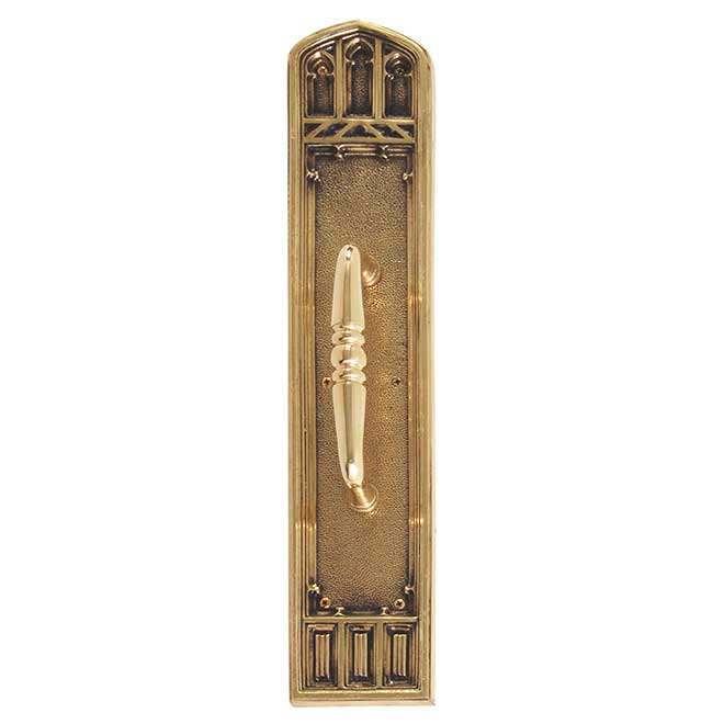 Brass Accents A04-P5841-CLN-610 Door Pull Plate