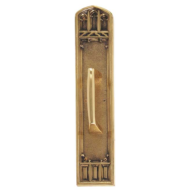 Brass Accents A04-P5841-MSS-610 Door Pull Plate