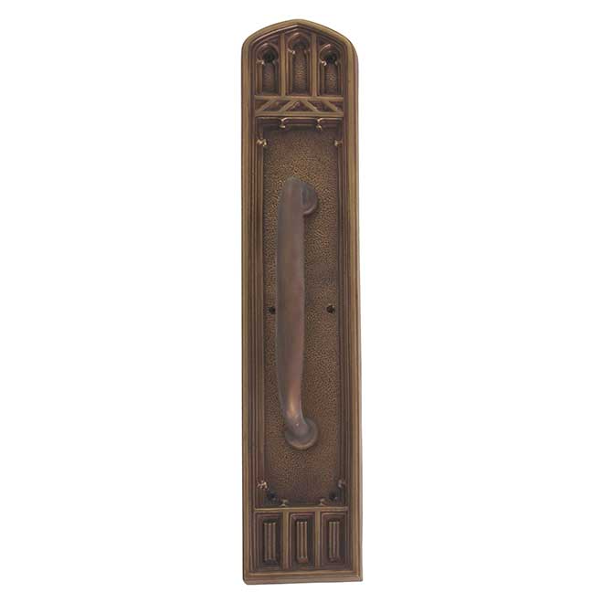 Brass Accents A04-P5841-RV7-486 Door Pull Plate