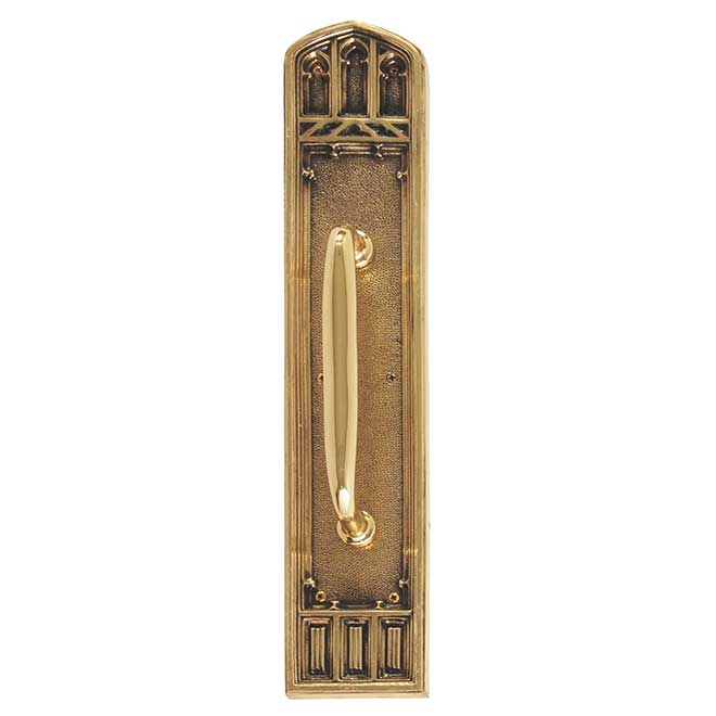 Brass Accents A04-P5841-RV7-610 Door Pull Plate