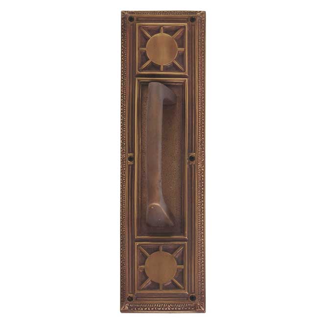 Brass Accents A04-P7201-MSS-486 Door Pull Plate