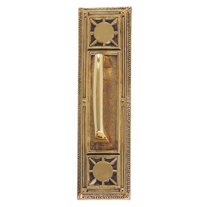 Brass Accents A04-P7201-MSS-610 Door Pull Plate