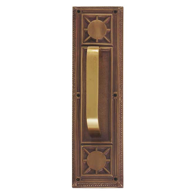 Brass Accents A04-P7201-TRD-486 Door Pull Plate