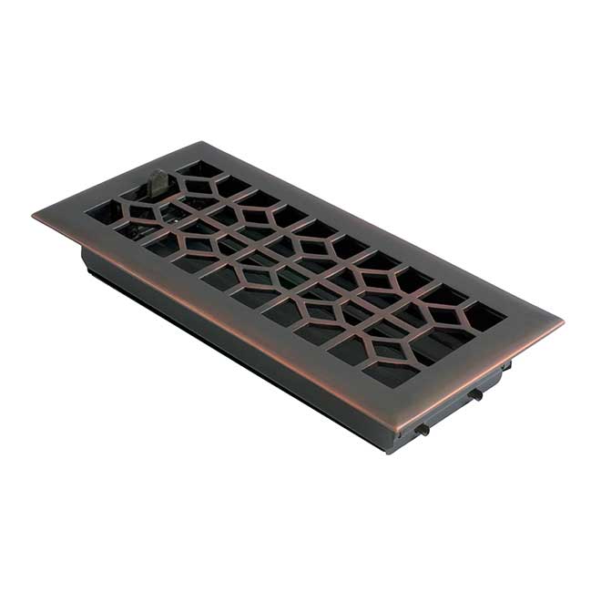 Brass Accents [A03-R2410-613VB] Cast Brass Decorative Floor Register ...