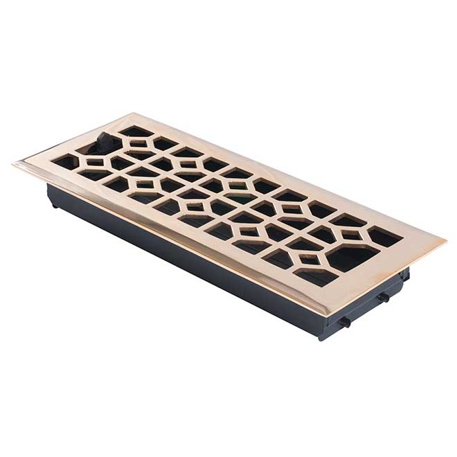 Brass Accents [A03-R2412-605] Cast Brass Decorative Floor Register Vent ...