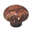 Cal Crystal [MR-1] Marble Cabinet Knob - Red - Mushroom - 1 5/8&quot; Dia.