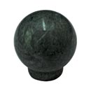Cal Crystal [RBG-1] Marble Cabinet Knob - Green - Small Sphere - 1 1/4&quot; Dia.