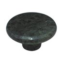 Cal Crystal [RNG-2] Marble Cabinet Knob - Green - Large - Flat Round - 1 3/4&quot; Dia.