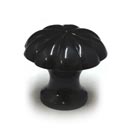 Cal Crystal [VB-7-US10B] Vintage Brass Cabinet Knob - Fluted - Oil Rubbed Bronze Finish - 1 1/4" Dia.