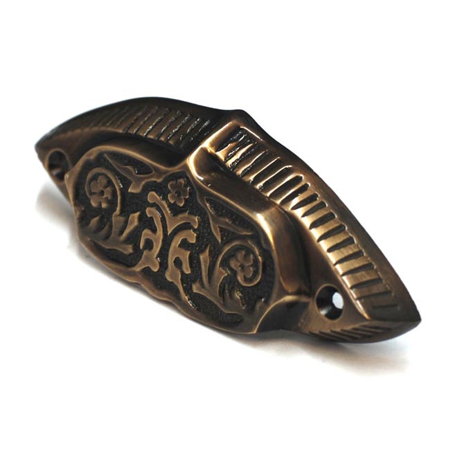Cal Crystal Bin Pull - VB-118-US5 - Antique Brass Cal Crystal Bin Pull - VB-118-US5 - Antique Brass