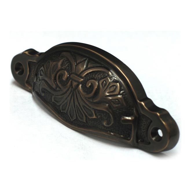 Cal Crystal Bin Pull - VB-2-US5 - Antique Brass Cal Crystal Bin Pull - VB-2-US5 - Antique Brass