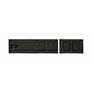 Charleston Hardware [4197.SS] Stainless Steel Shutter Slide Bolt - Flat Black - 11&quot; L