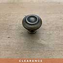 Jeffrey Alexander [Z117-ABSB] Die Cast Zinc Cabinet Knob - Lenoir Series - Antique Brushed Satin Brass Finish - 1 1/4" Dia.