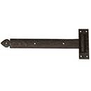 Coastal Bronze [20-380-S-LH] Solid Bronze Gate Band Hinge Set - Loose Pin - Left Hand - Spear End - 2&quot; H x 17&quot; L
