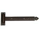 Coastal Bronze [20-380-S-RH] Solid Bronze Gate Band Hinge Set - Loose Pin - Right Hand - Spear End - 2" H x 17" L