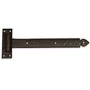 Coastal Bronze [20-380-S-RH] Solid Bronze Gate Band Hinge Set - Loose Pin - Right Hand - Spear End - 2&quot; H x 17&quot; L