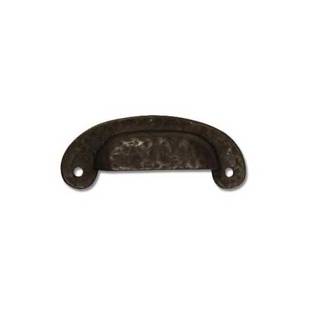 Coastal Bronze [80-830] Solid Bronze Cabinet Cup Pull - 3 3/8&quot; C/C - 4&quot; L