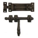 Door Slide Bolts - Coastal Bronze Rustic Door Hardware