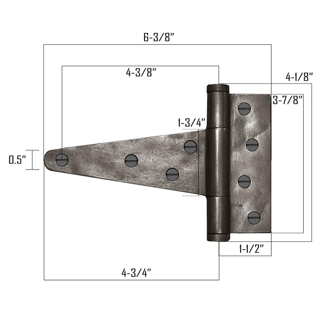 Coastal Bronze 30-440 Gate T-Hinge