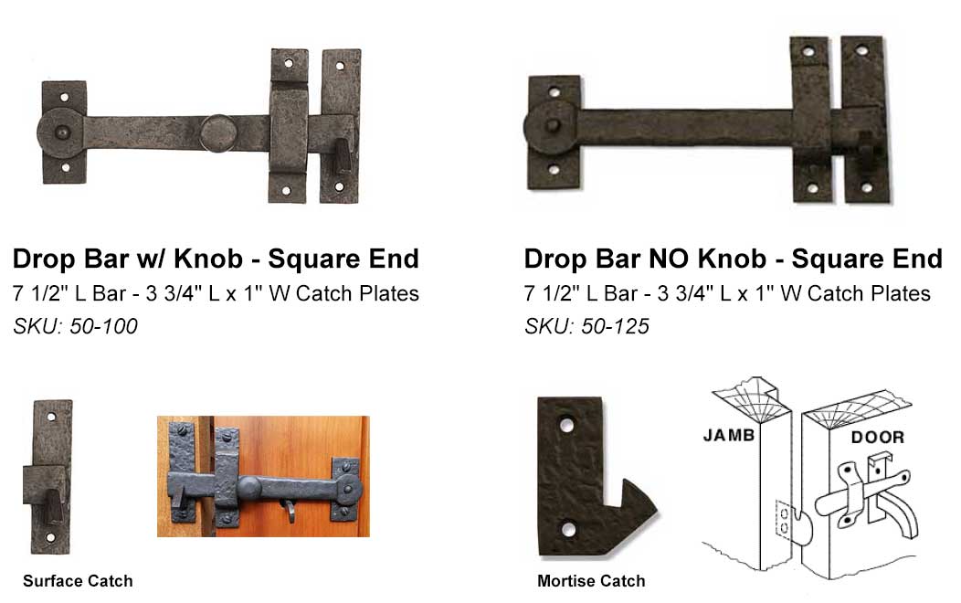 Coastal Bronze Gate Drop Bars Coastal Bronze Gate Drop Bars