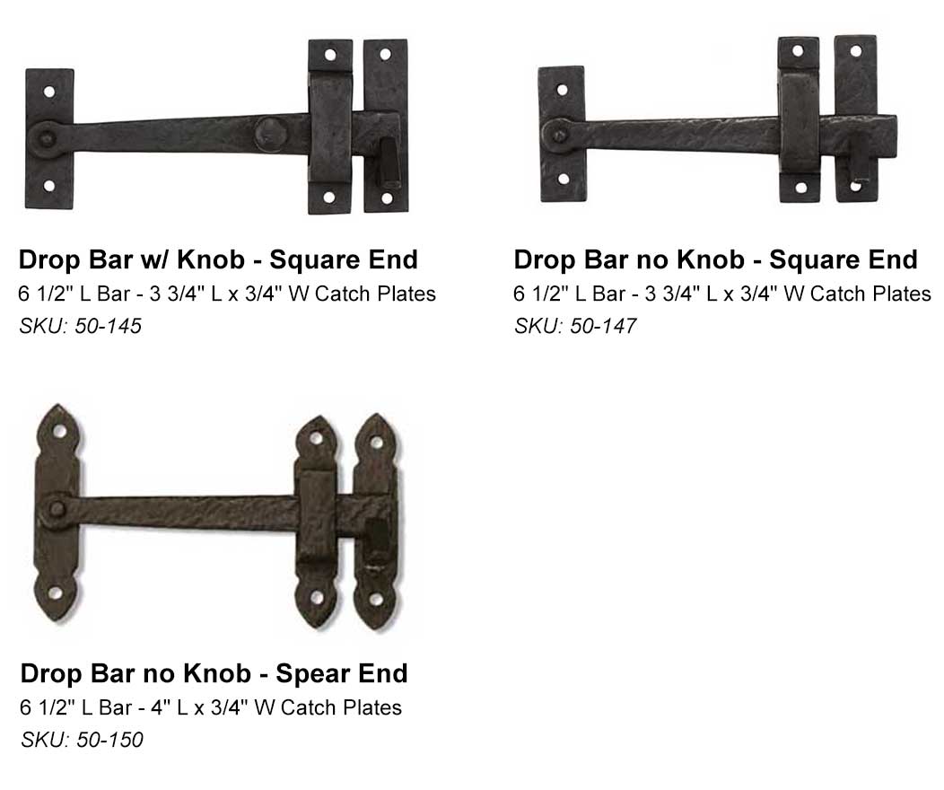 Coastal Bronze Gate Drop Bars Coastal Bronze Gate Drop Bars