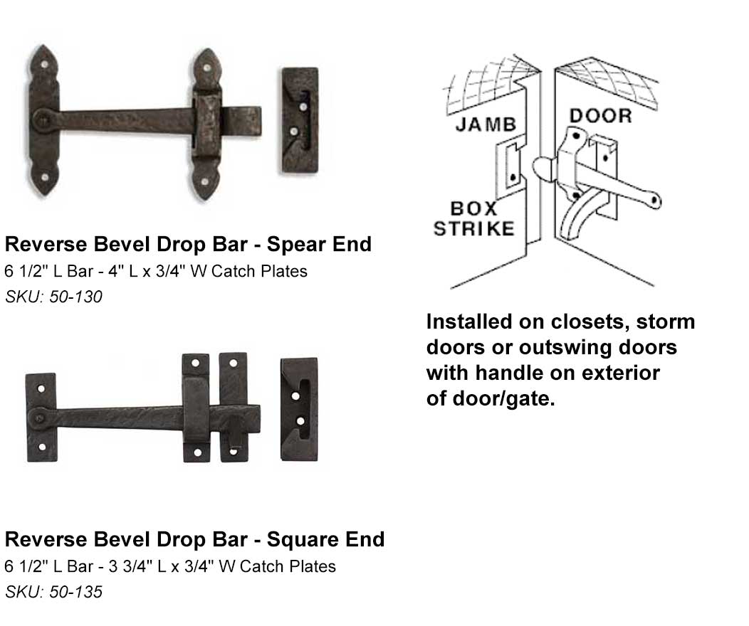 Coastal Bronze Gate Drop Bars Coastal Bronze Gate Drop Bars