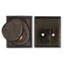 Coastal Bronze [30-100] Solid Bronze Door Deadbolt - Square Plate - Single Cylinder