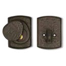 Coastal Bronze [30-110] Solid Bronze Door Deadbolt - Arch Plate - Single Cylinder - 2 1/2" x 3" Plate