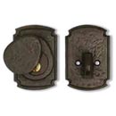 Coastal Bronze [30-120] Solid Bronze Door Deadbolt - Euro Plate - Single Cylinder - 2 1/2" x 3" Plate