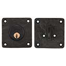 Coastal Bronze [30-290] Solid Bronze Door Deadbolt - Large Square Plate - Single Cylinder - 2 3/4" x 2 3/4" Plate