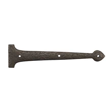 Coastal Bronze [20-108] Bronze Door Decorative Hinge Strap - Spear End - 2" W x 8" L