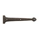 Coastal Bronze [20-108] Bronze Door Decorative Hinge Strap - Spear End - 2" W x 8" L