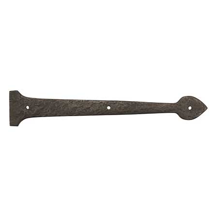 Coastal Bronze [20-112] Bronze Door Decorative Hinge Strap - Spear End - 2" W x 12" L