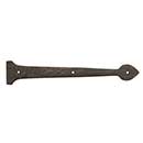 Coastal Bronze [20-112] Bronze Door Decorative Hinge Strap - Spear End - 2" W x 12" L