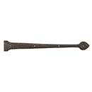 Coastal Bronze [20-120] Bronze Door Decorative Hinge Strap - Spear End - 2 1/2" W x 20" L