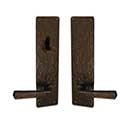Coastal Bronze [120-00-PAT] Solid Bronze Patio / Storm Door Entry Set - Large Square Plate - 11&quot; H x 2 3/4&quot; W