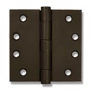 Coastal Bronze [30-420] Heavy Duty Extruded Bronze Gate Butt Hinge - Template - Button Tip - 4 1/2" W x 4 1/2" H