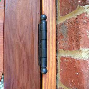 Coastal Bronze [30-424] Heavy Duty Cast Bronze Gate Butt Hinge - Ball Tip - 4 1/2" W x 4 1/2" H