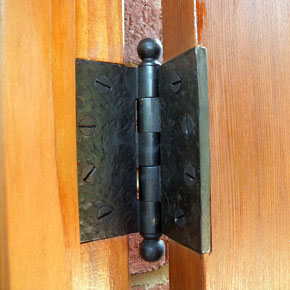 Coastal Bronze [30-424] Heavy Duty Cast Bronze Gate Butt Hinge - Ball Tip - 4 1/2" W x 4 1/2" H