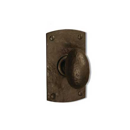 Coastal Bronze [200-00-DUMS] Solid Bronze Dummy Door Handleset - Single - Small Arch Plate - 5&quot; H x 2 3/4&quot; W