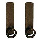 Coastal Bronze [220-00-DUM] Solid Bronze Dummy Door Handleset - Double - Large Arch Plate - 11" H x 2 3/4" W