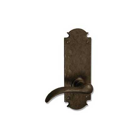 Coastal Bronze [310-00-DUMS] Solid Bronze Dummy Door Handleset - Single - Medium Euro Plate - 8&quot; H x 2 3/4&quot; W
