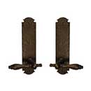 Coastal Bronze [320-00-DUM] Solid Bronze Dummy Door Handleset - Double - Large Euro Plate - 11" H x 2 3/4" W