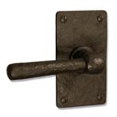 Coastal Bronze 100 Series Solid Bronze Dummy Door Handleset - Small Square Plate - 5" H x 2 3/4" W