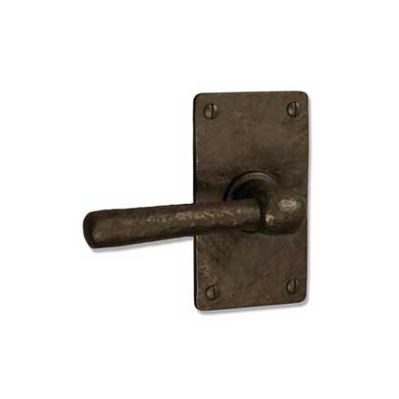 Coastal Bronze 100 Series Solid Bronze Passage/Privacy Door Handleset - Small Square Plate - 5&quot; H x 2 3/4&quot; W