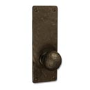 Coastal Bronze 110 Series Solid Bronze Dummy Door Handleset - Medium Square Plate - 8" H x 2 3/4" W